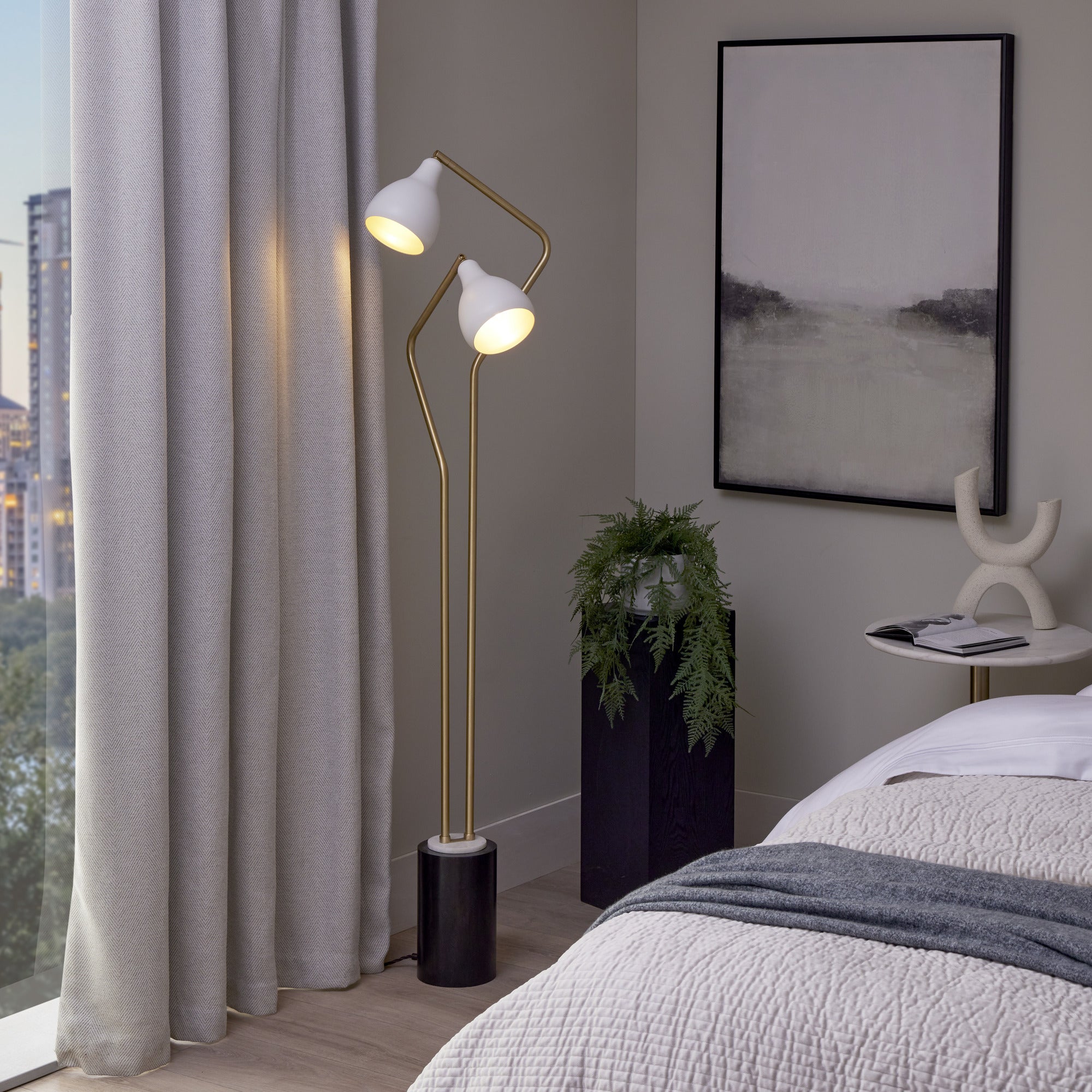 Dumas Twin Floor Lamp