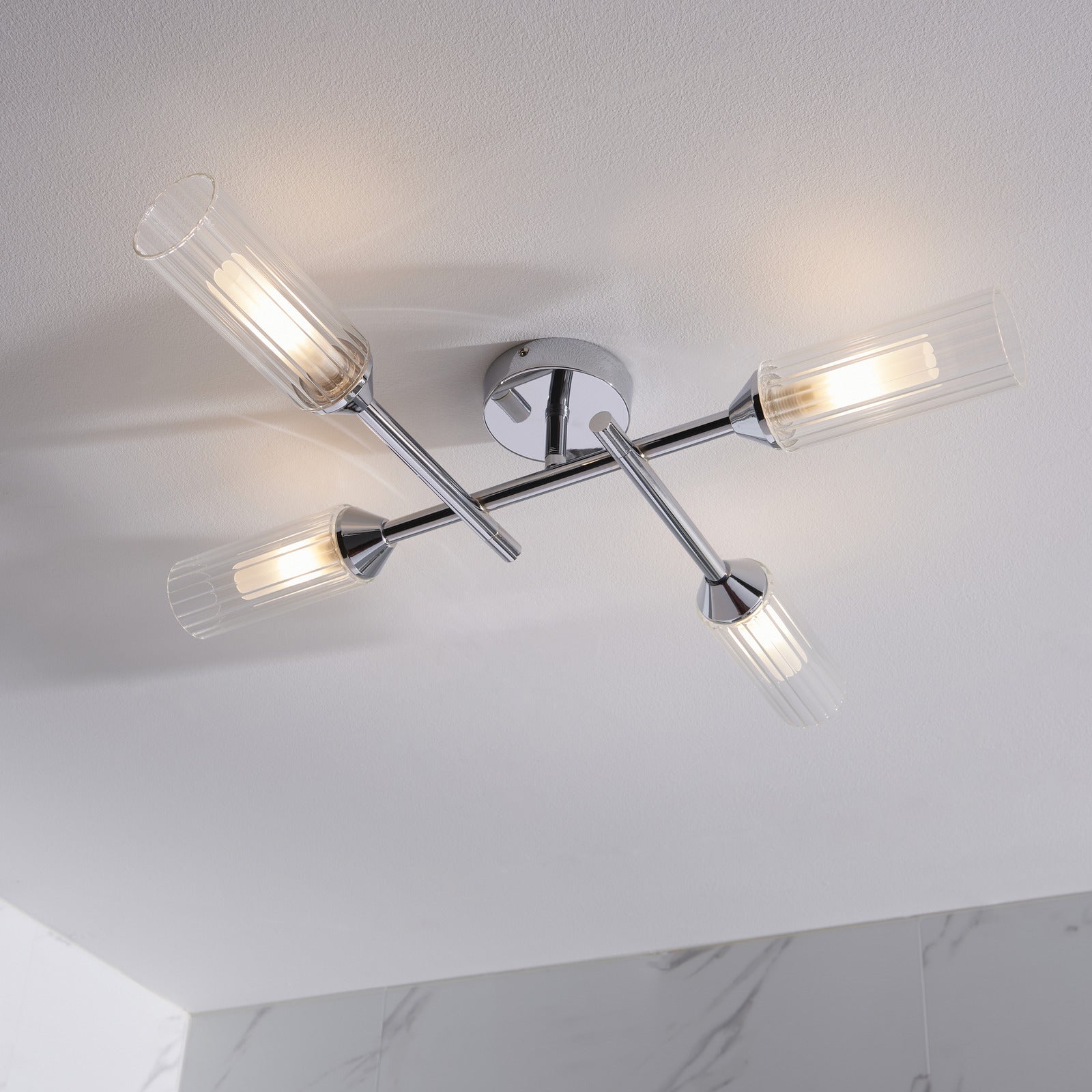 Nazzori 4-light Semi flush