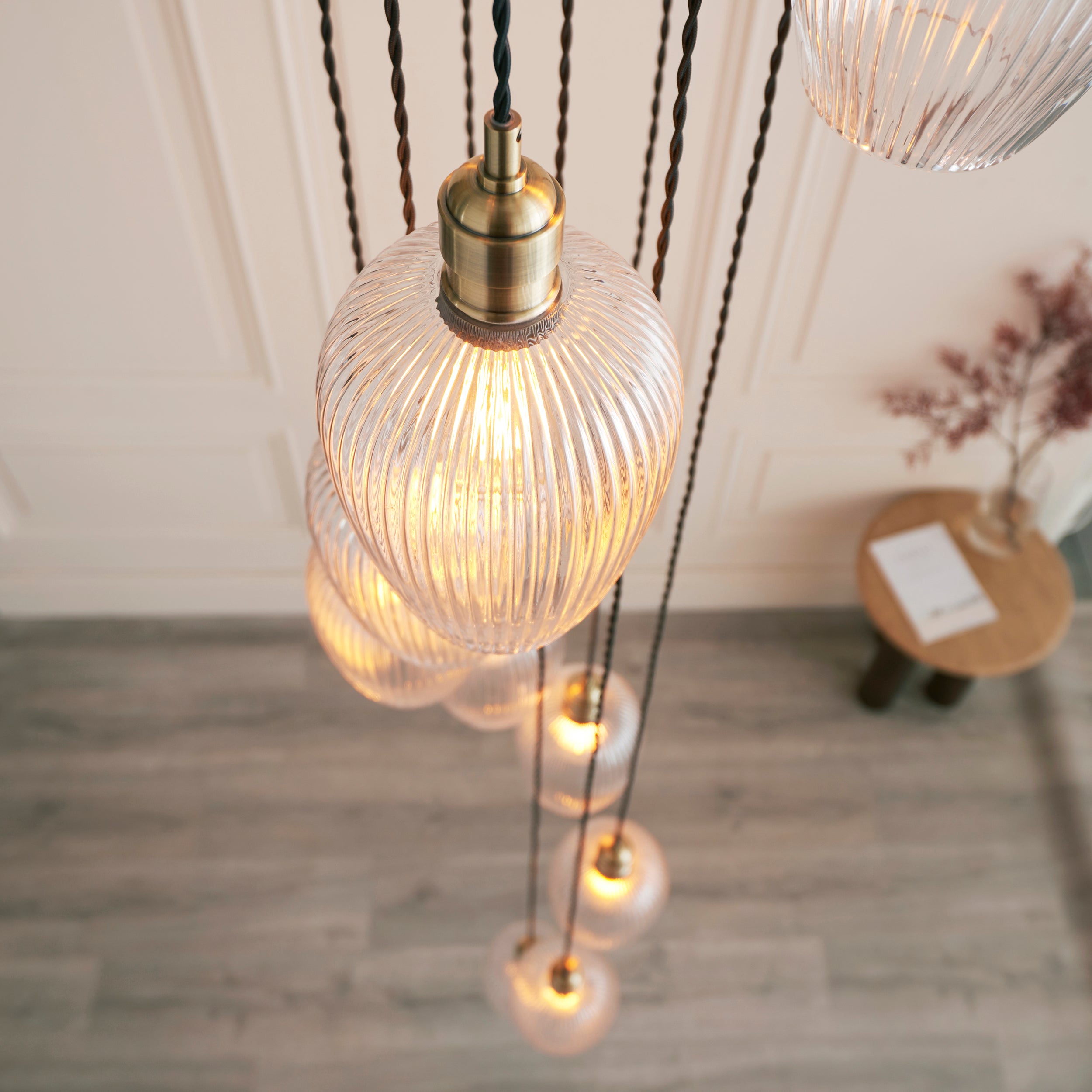 Olympia Ribbed 13-light Chandelier