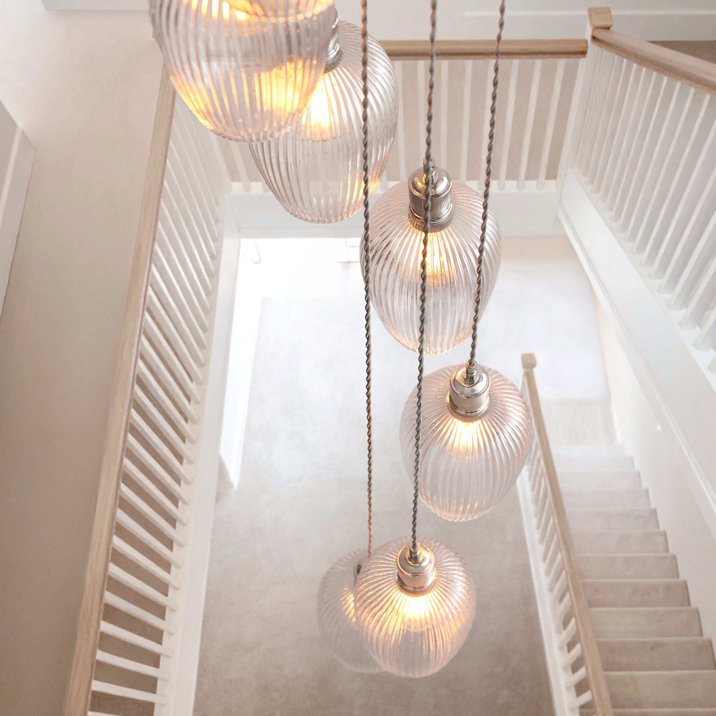 Olympia Ribbed 13-light Chandelier