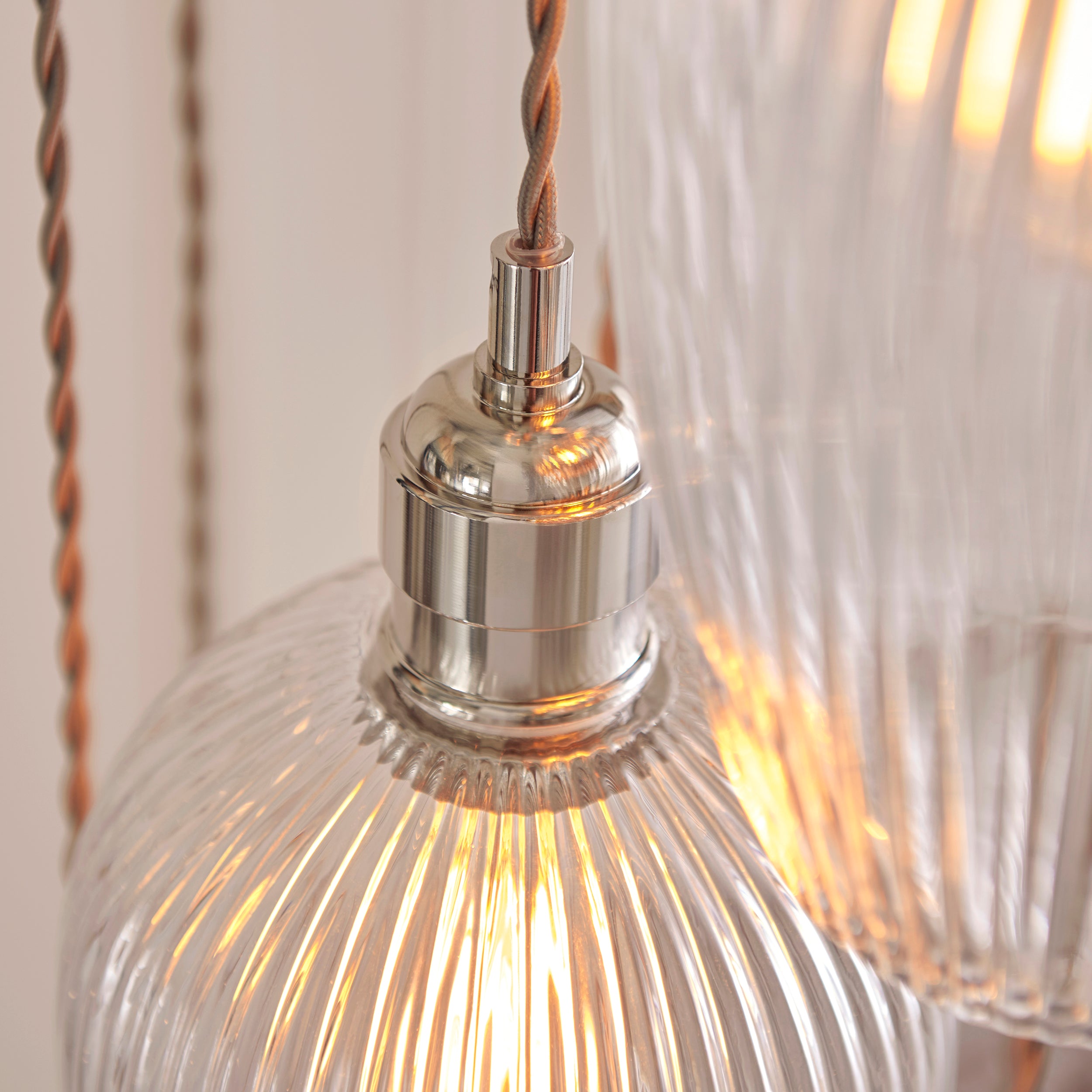 Olympia Ribbed 13-light Chandelier