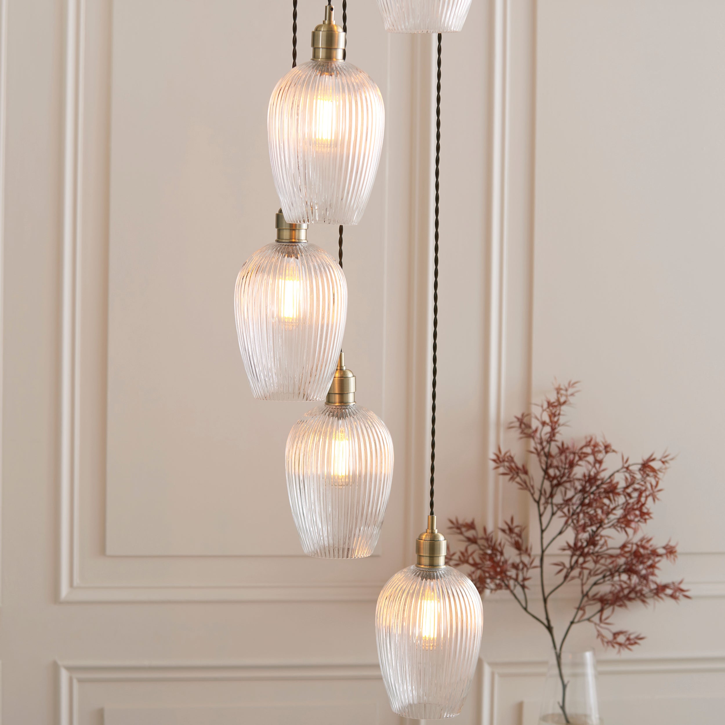 Olympia Ribbed 7-light Chandelier