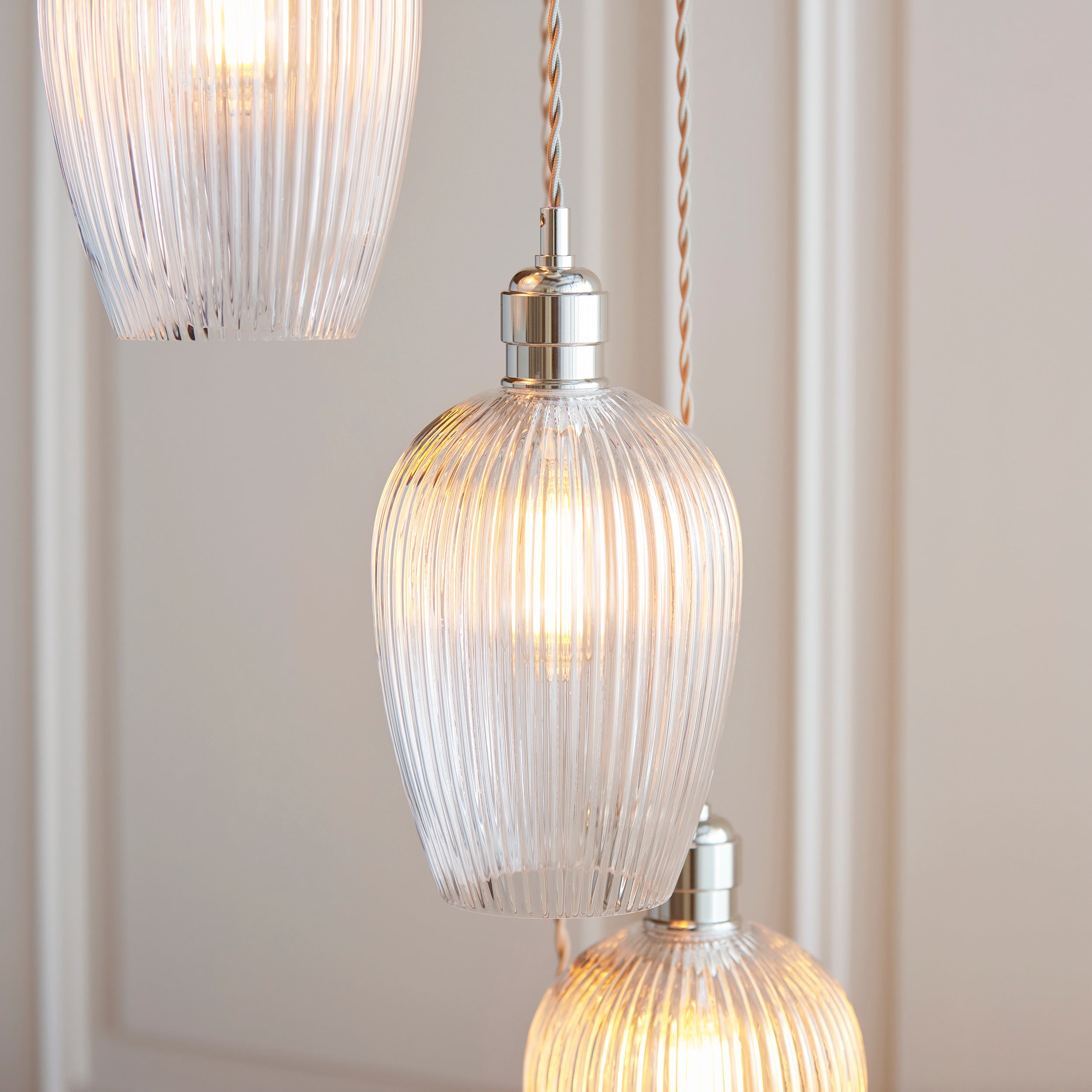 Olympia Ribbed 7-light Chandelier