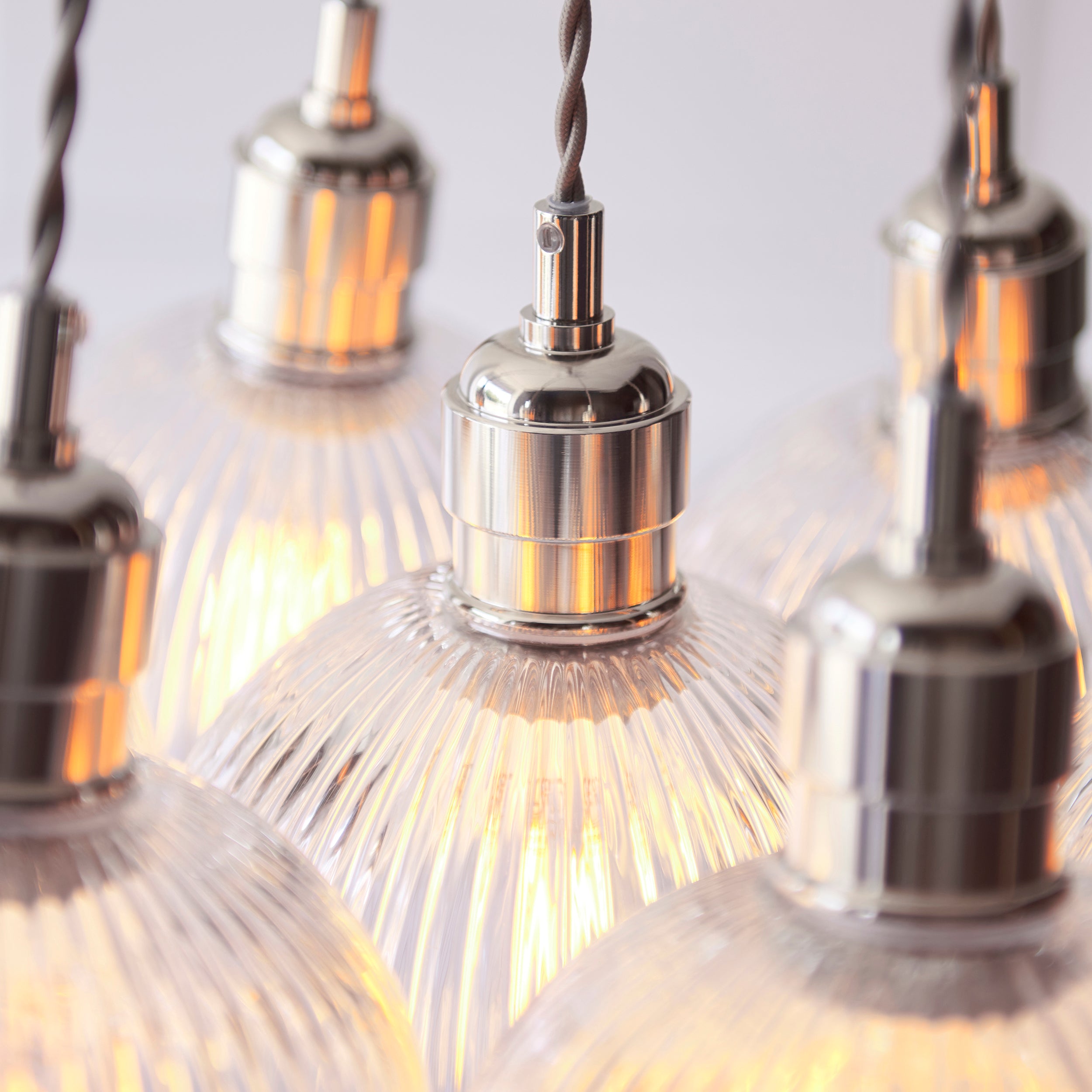 Olympia Ribbed 7-light Pendant