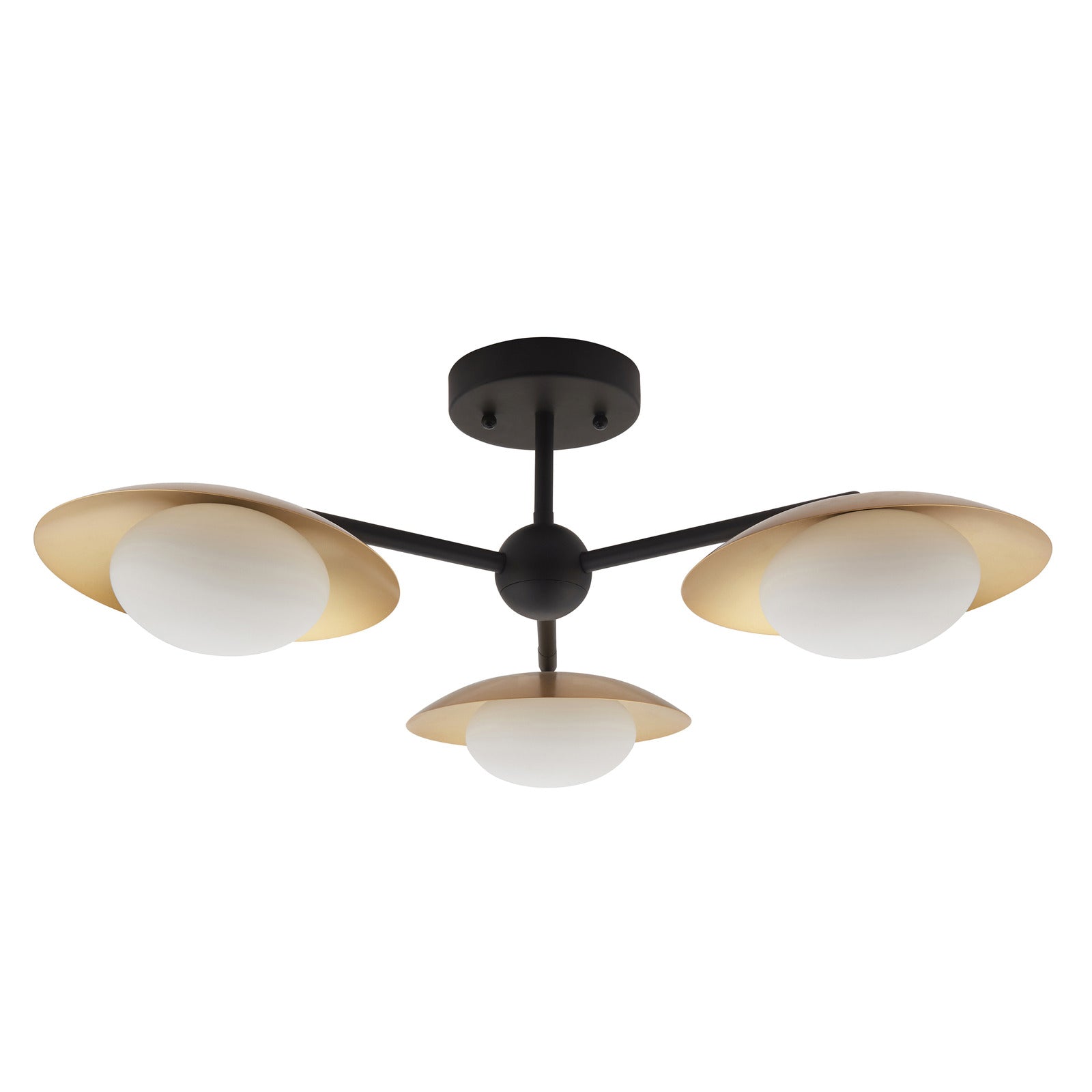 Saturn 3-light Semi flush