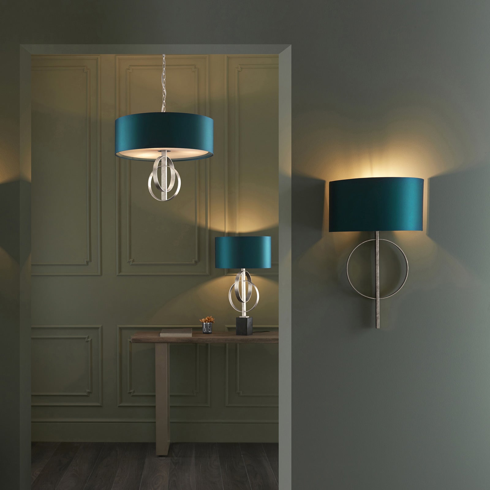 Serena Table Teal Shade