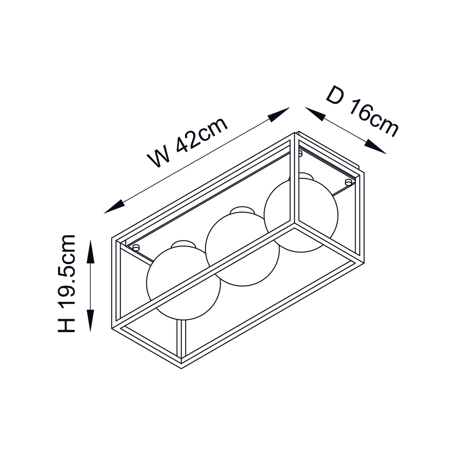 Zonal 3-light Flush