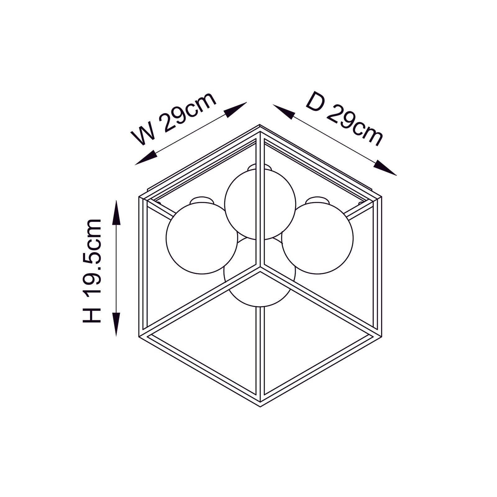 Zonal 4-light Flush
