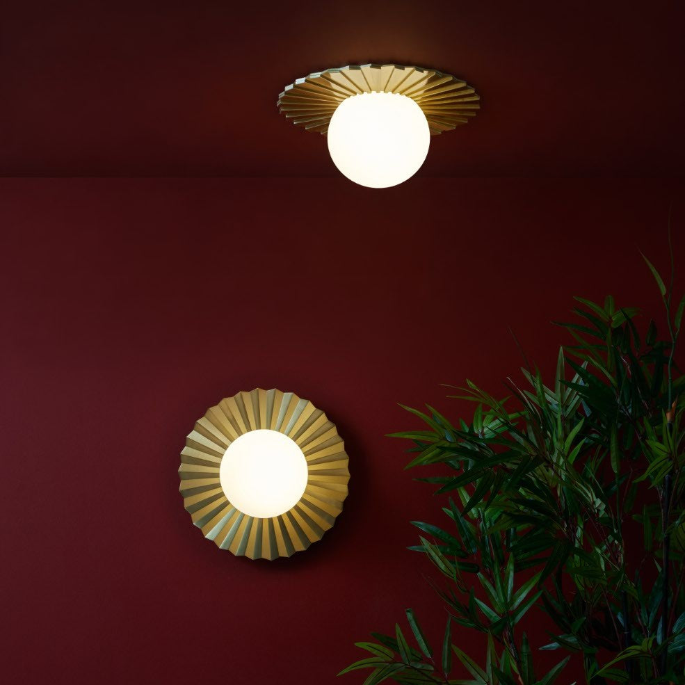 Vistal Opal Flush Ceiling Light Medium