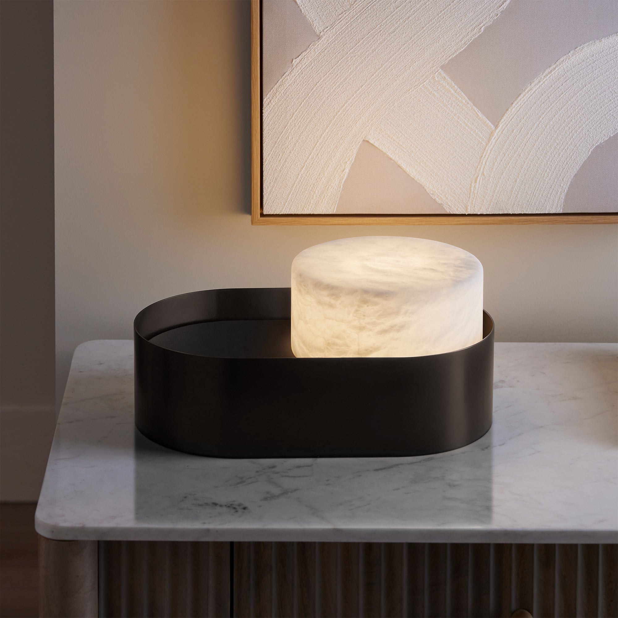 Windermere Alabaster Table Lamp
