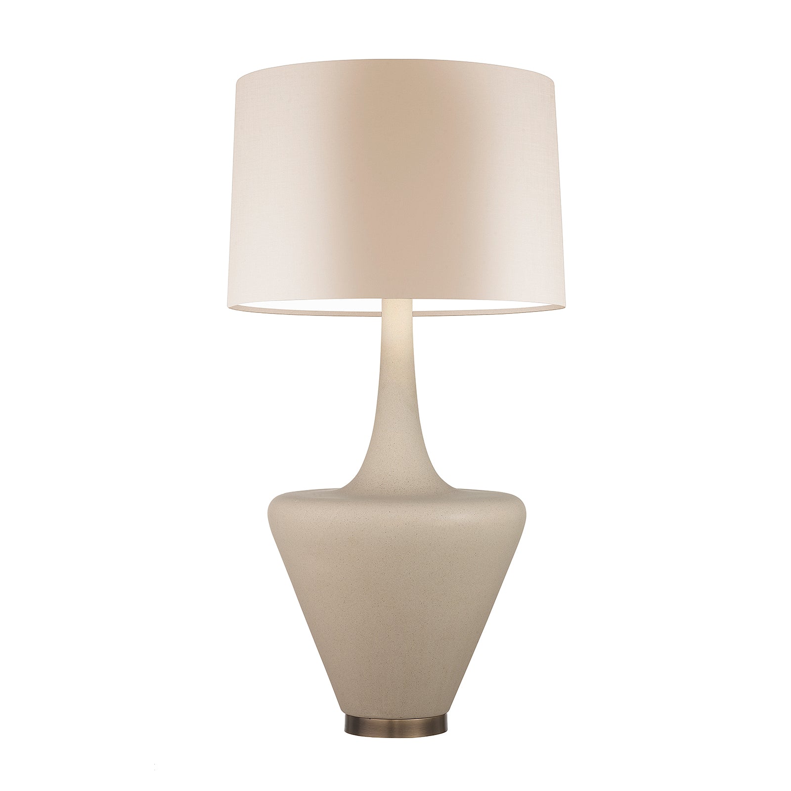 Caton Table Lamp Ivory Shade