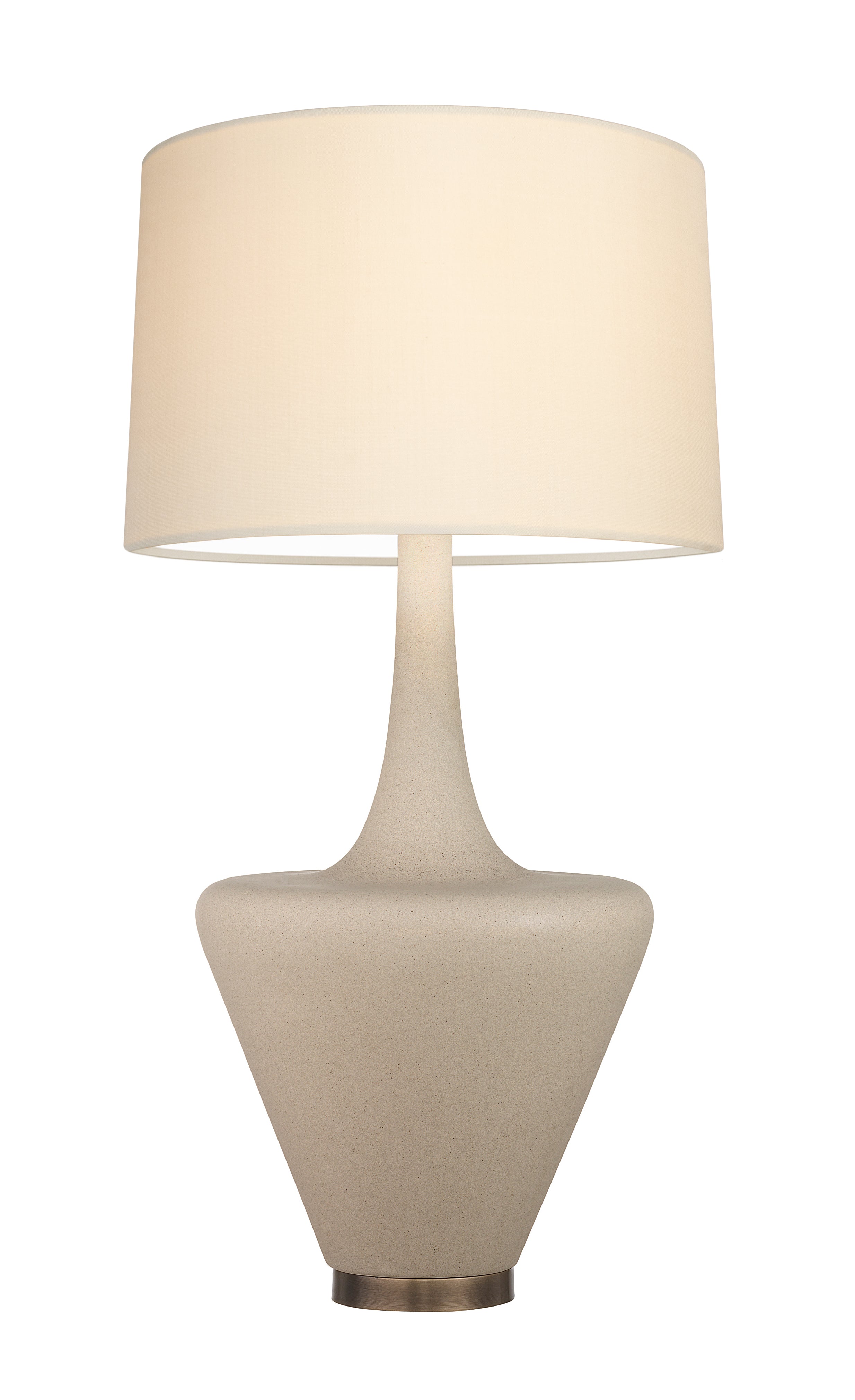 Caton Table Lamp Ivory Shade