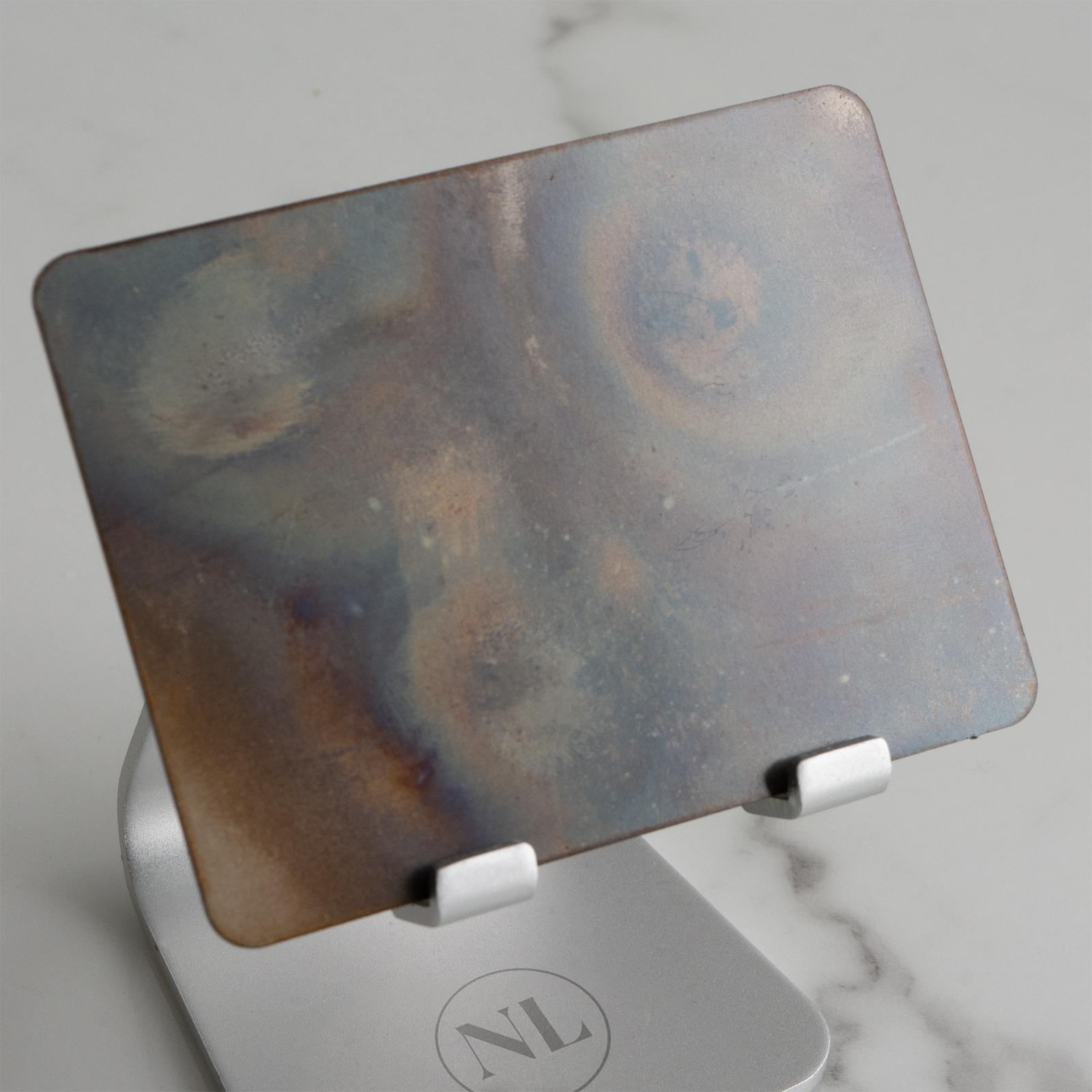 Flamed Blackened Steel