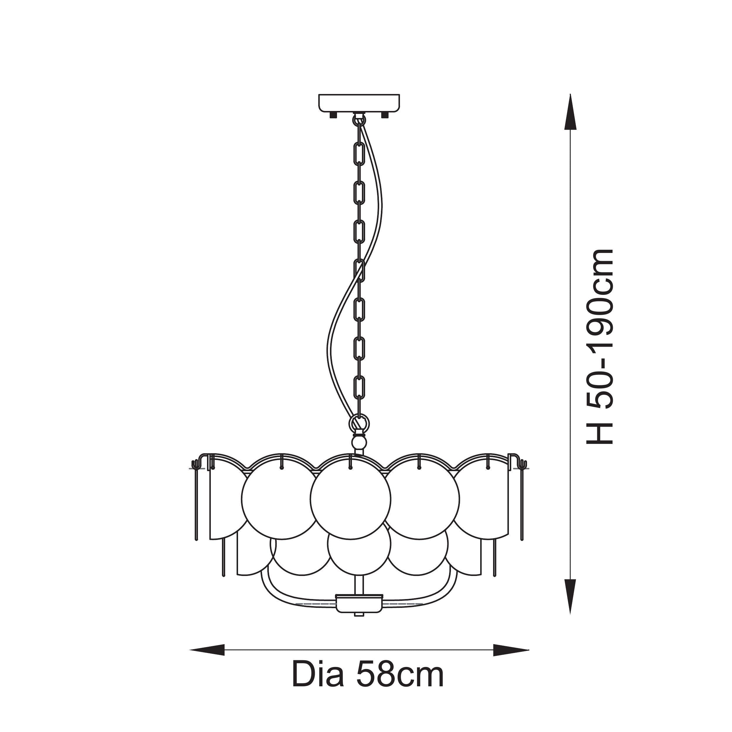 Elyra 5-light Pendant