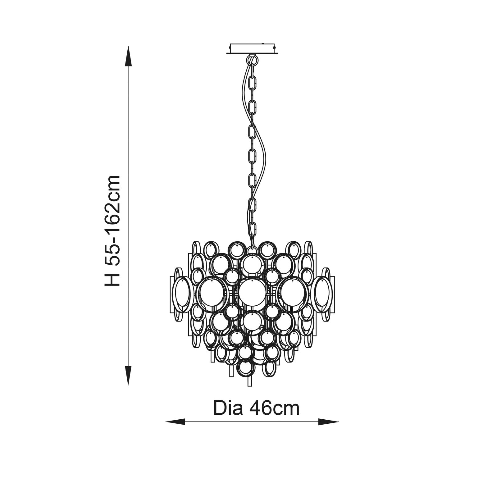 Elysium 6-light Pendant