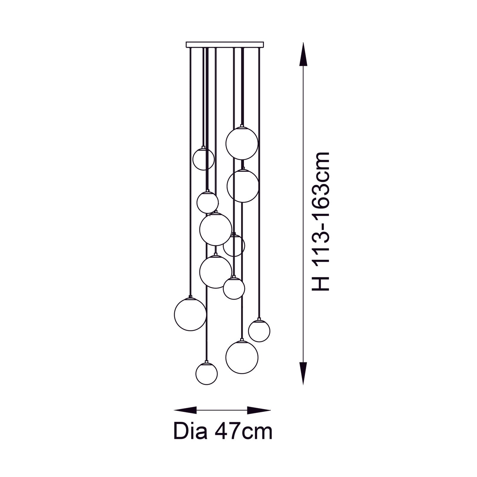 Jive 12-light Pendant