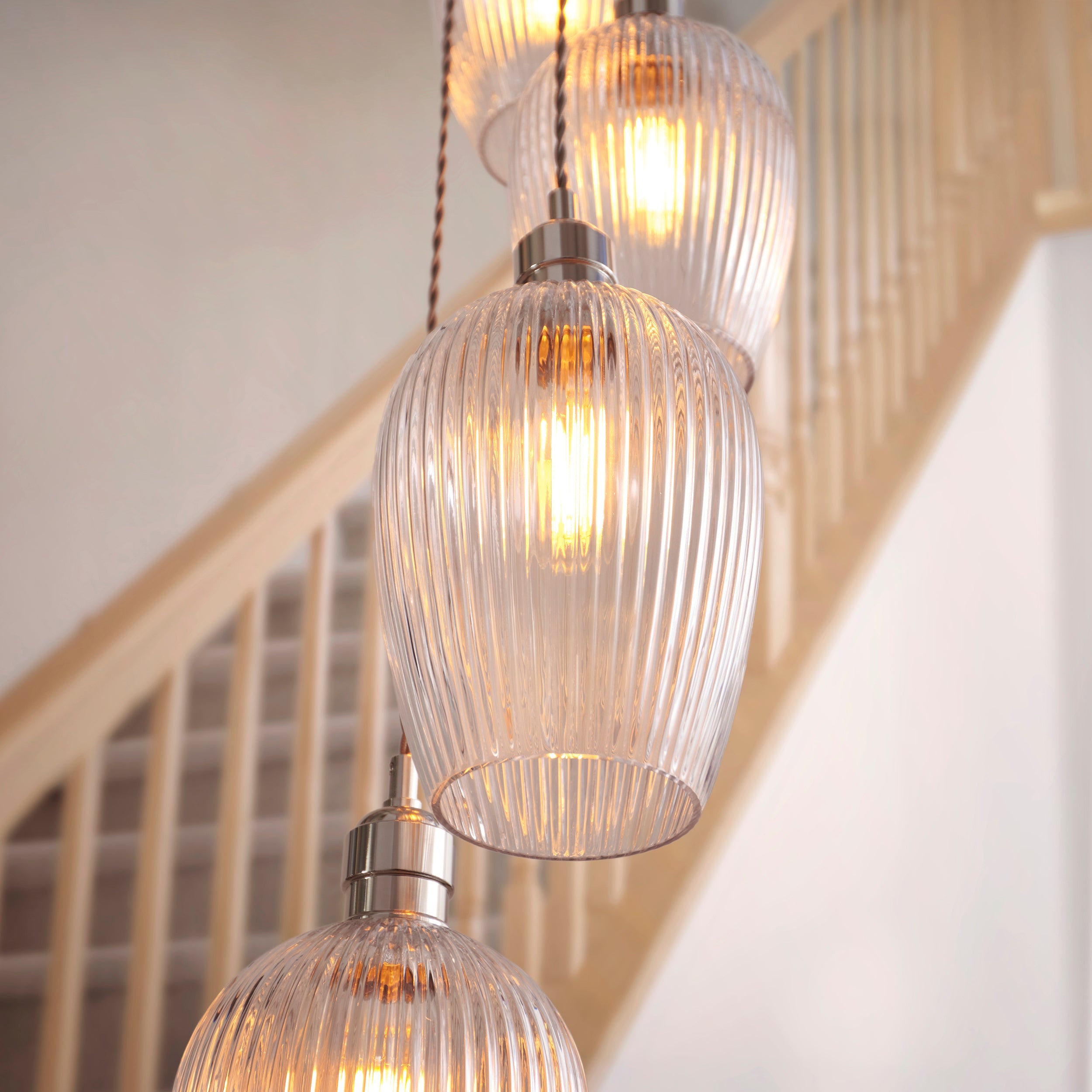 Olympia Ribbed 13-light Chandelier