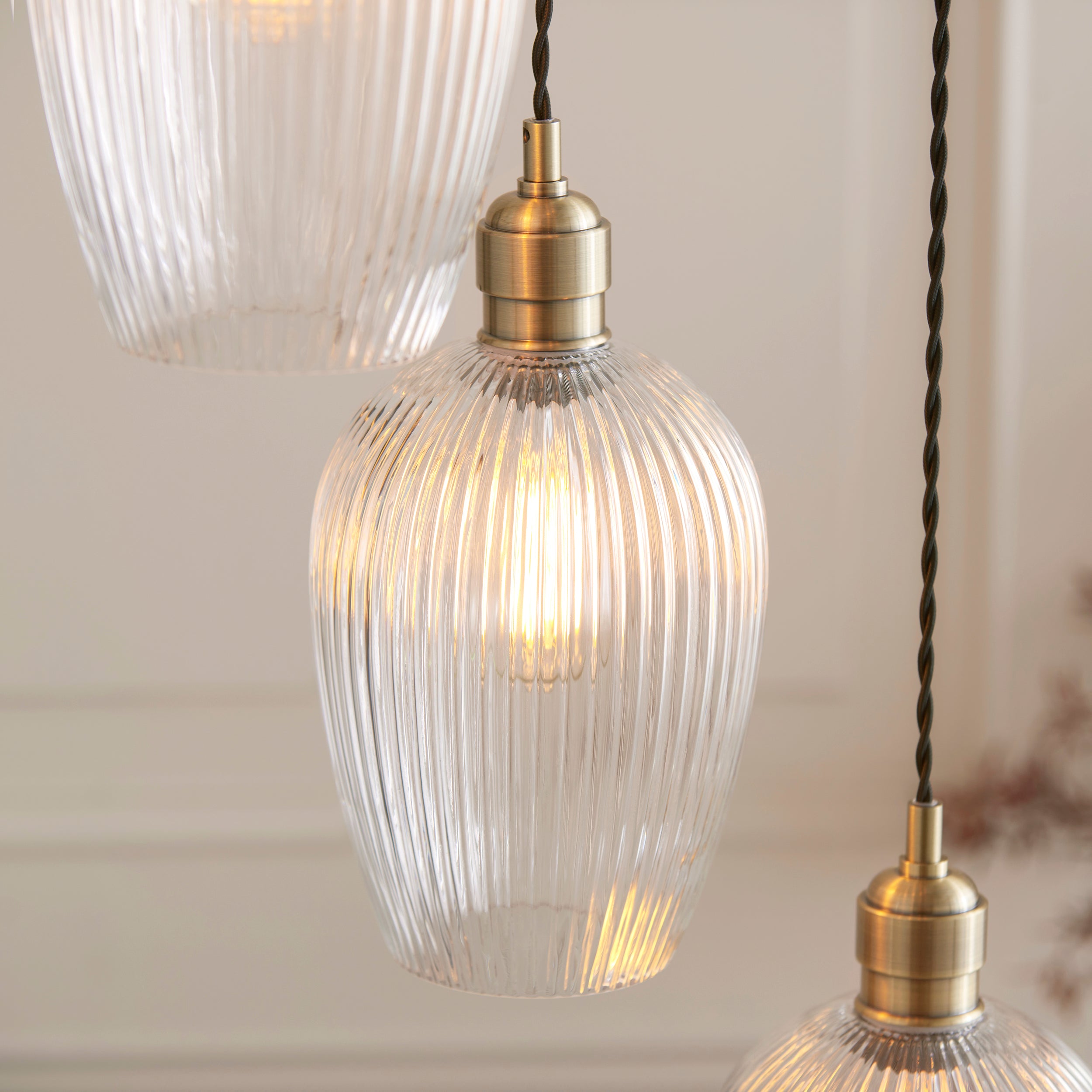 Olympia Ribbed 7-light Chandelier