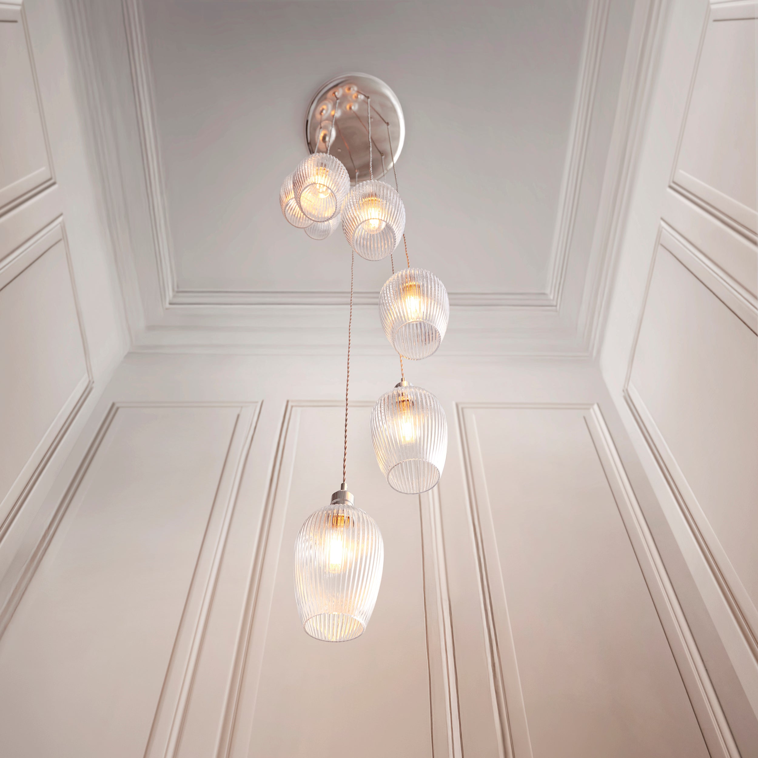 Olympia Ribbed 7-light Chandelier