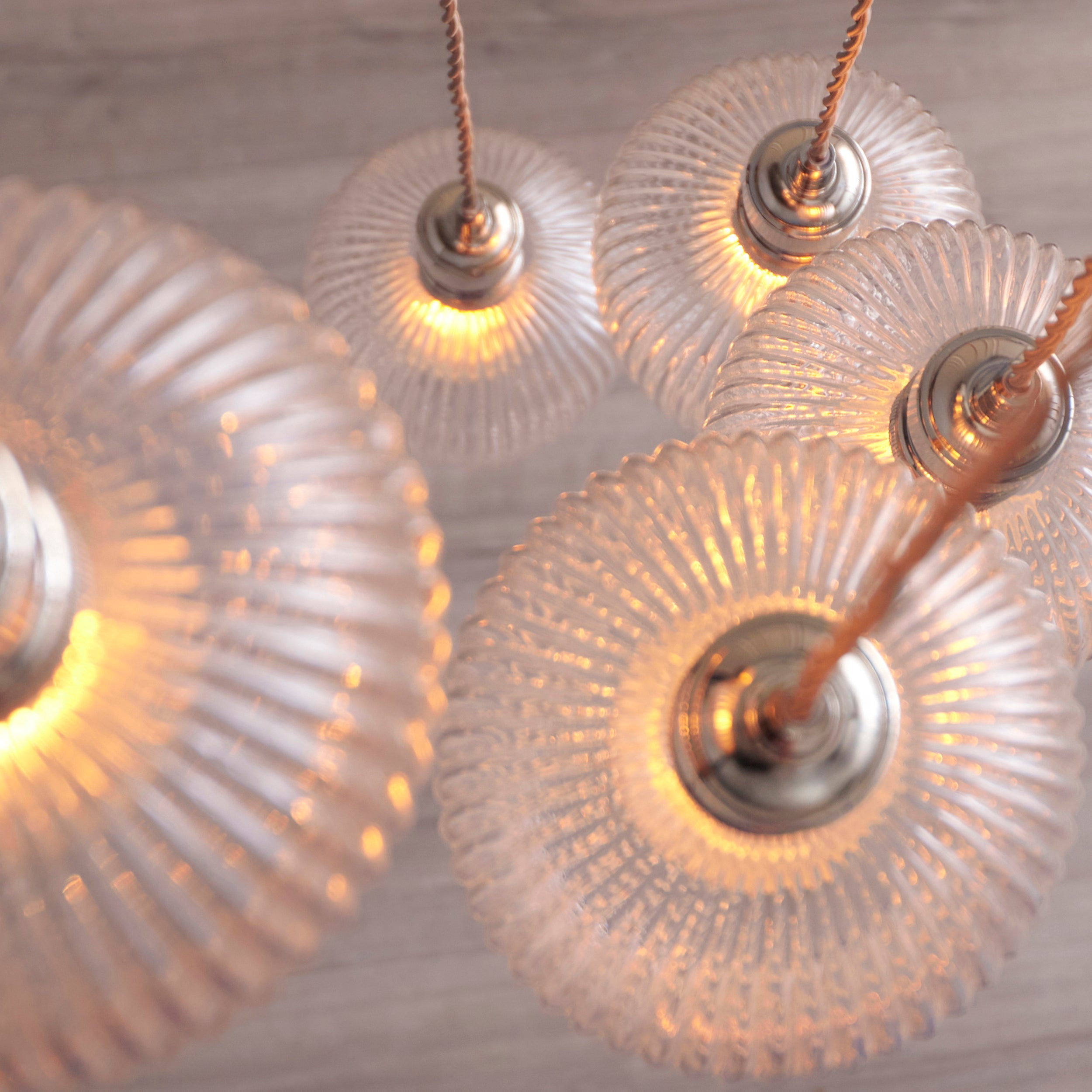 Olympia Ribbed 7-light Chandelier