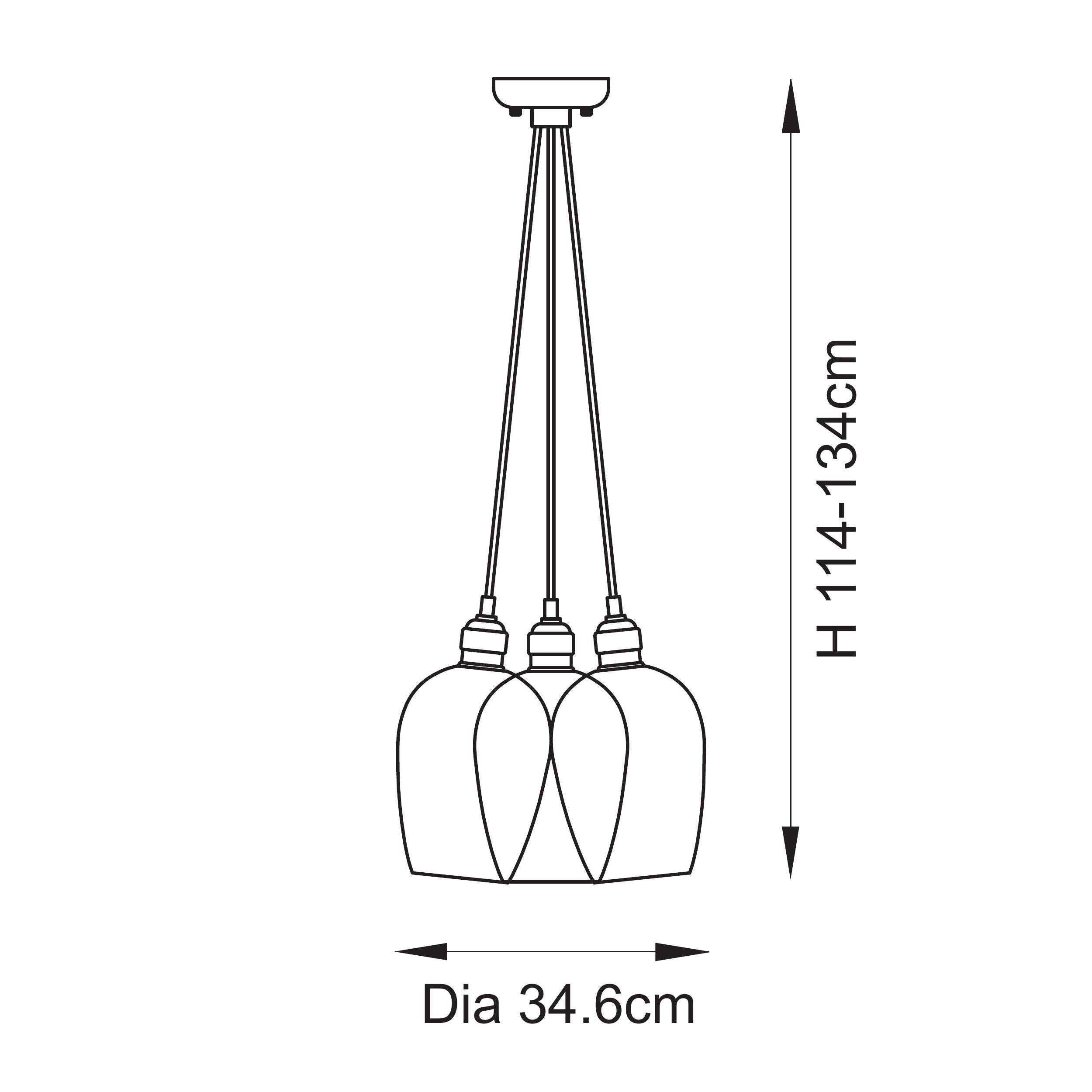 Olympia 3-light Pendant