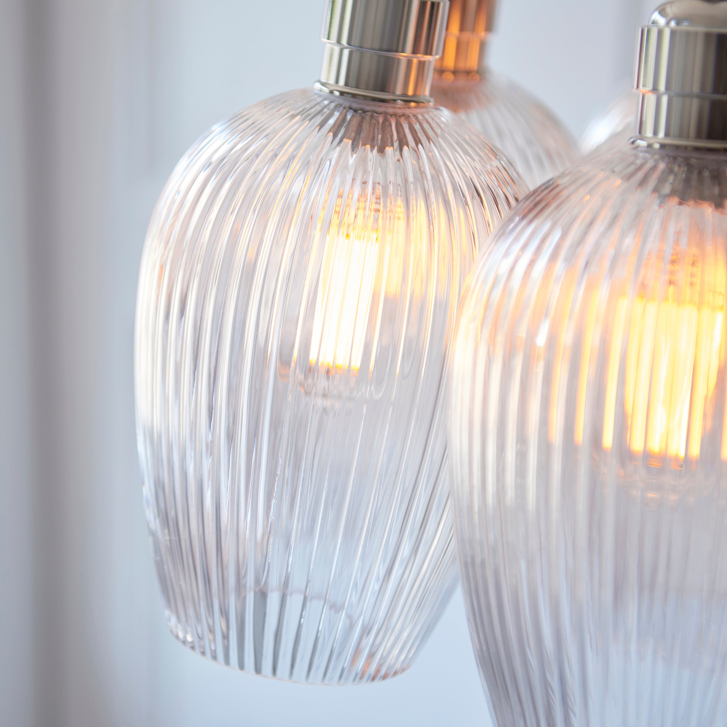Olympia Ribbed 7-light Pendant