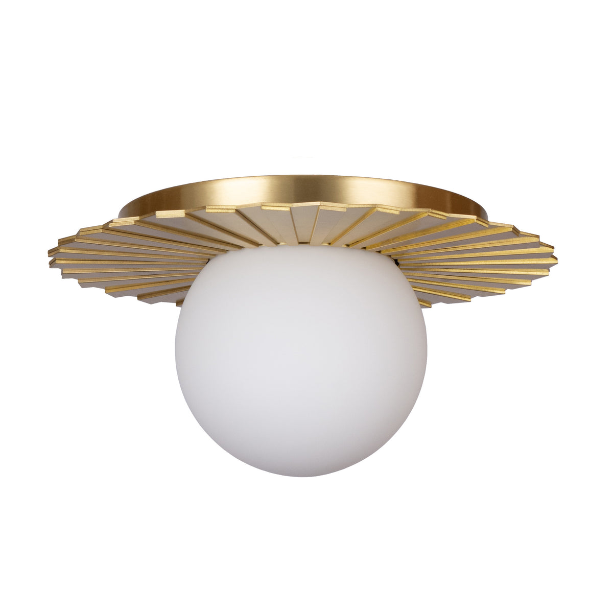 Vistal Opal Flush Ceiling Light Medium