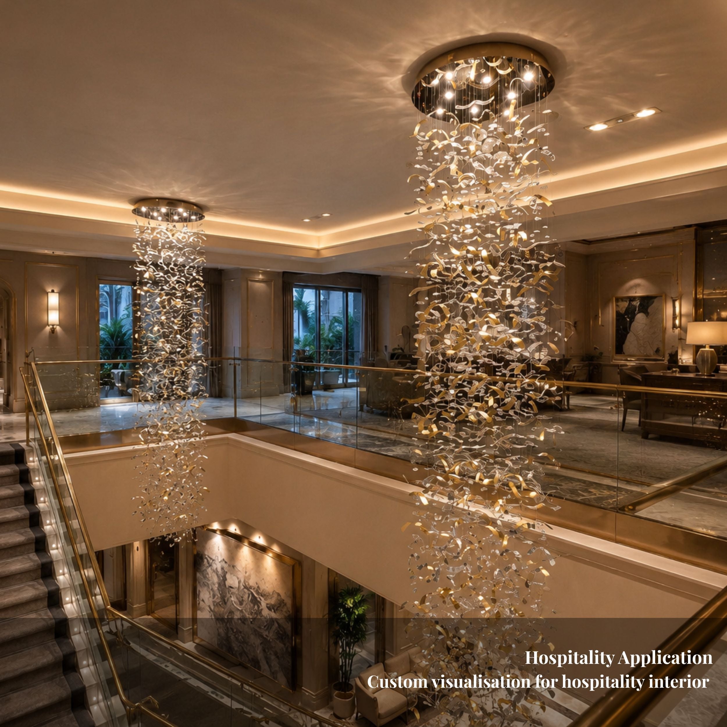 Veil Chandelier