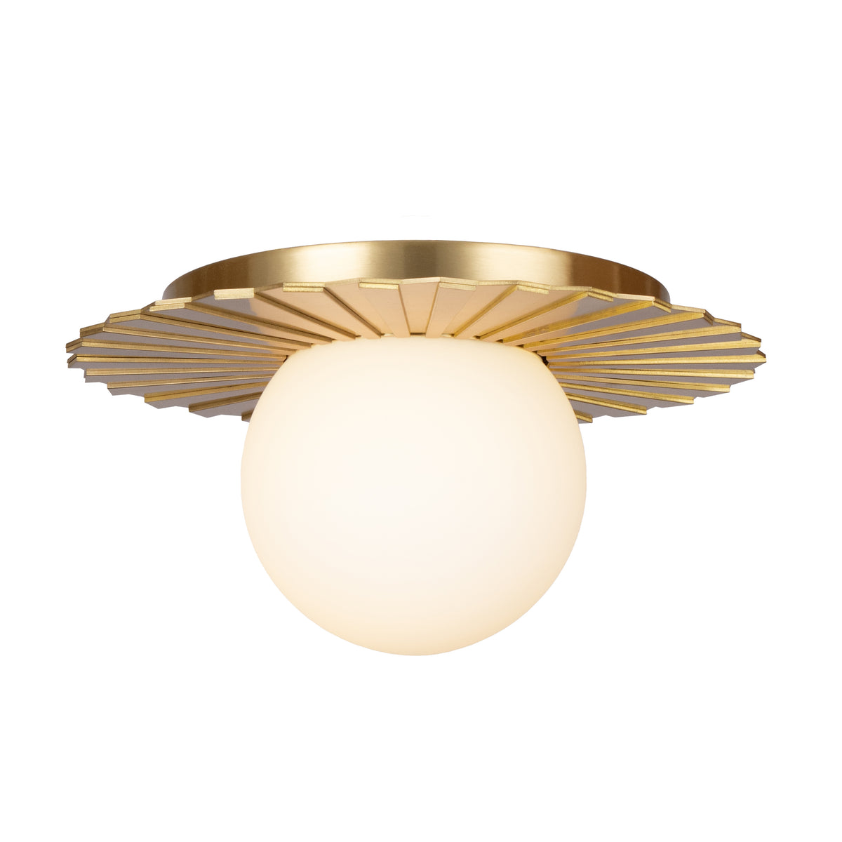Vistal Opal Flush Ceiling Light Medium