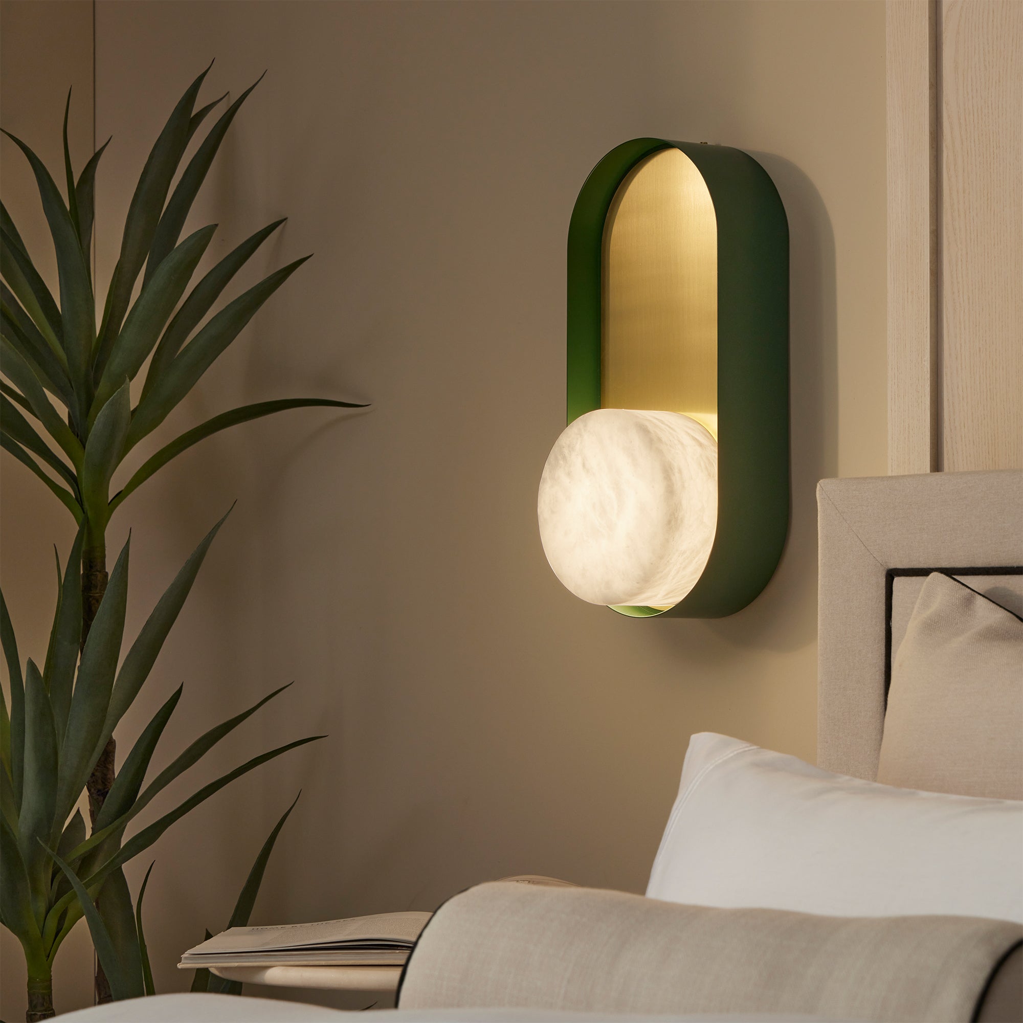 Windermere Alabaster Wall Light
