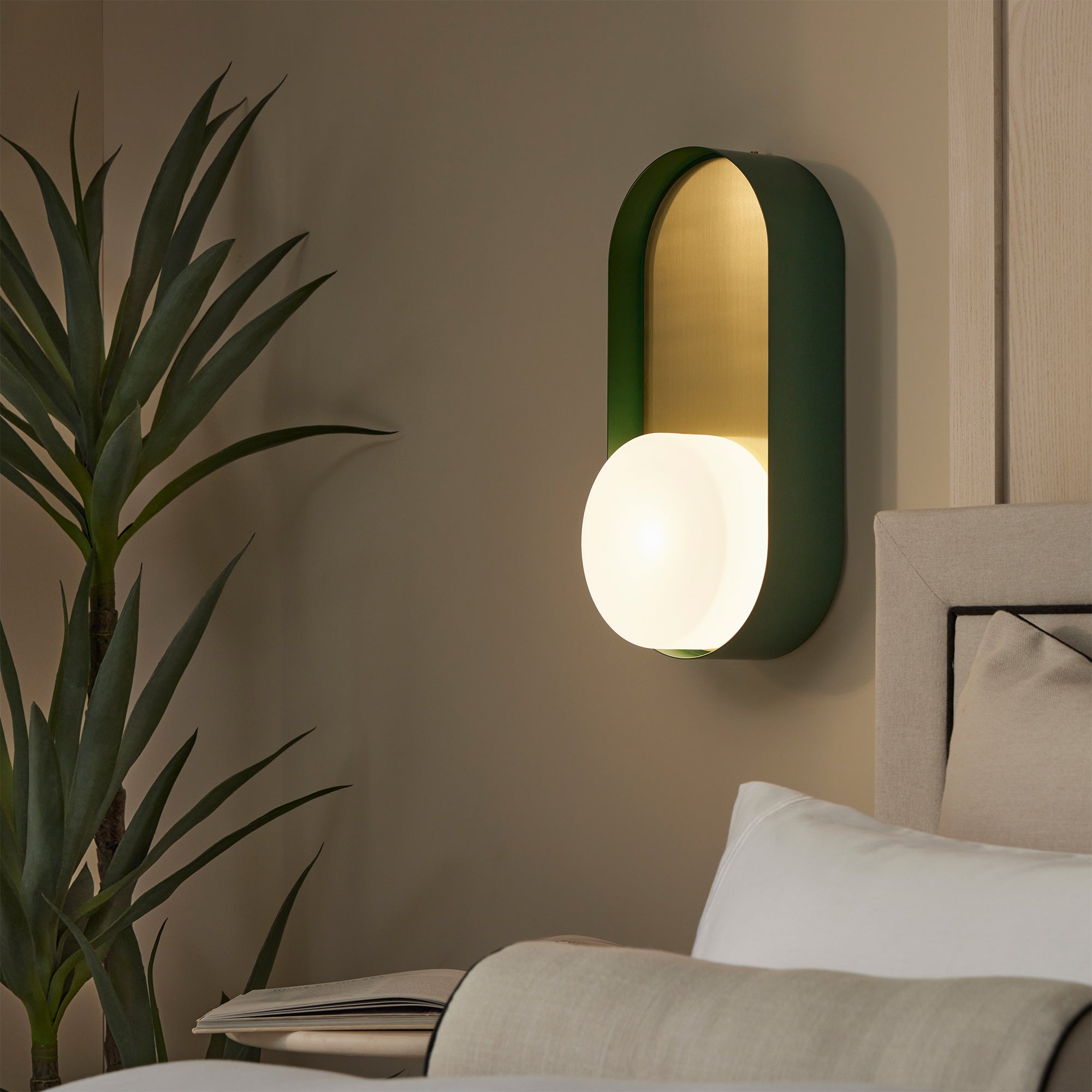 Windermere Opal Wall Light