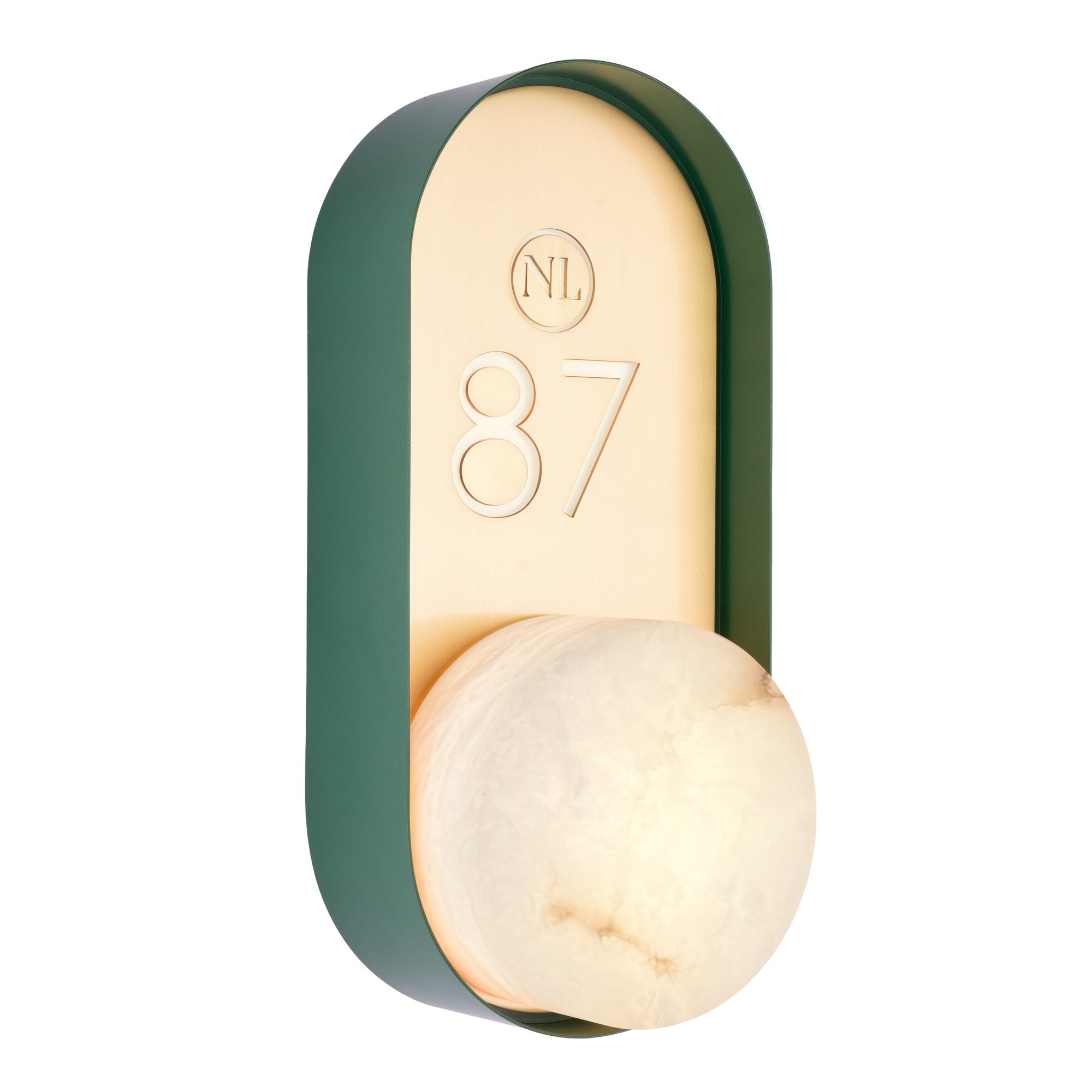 Windermere Alabaster Wall Light Signage