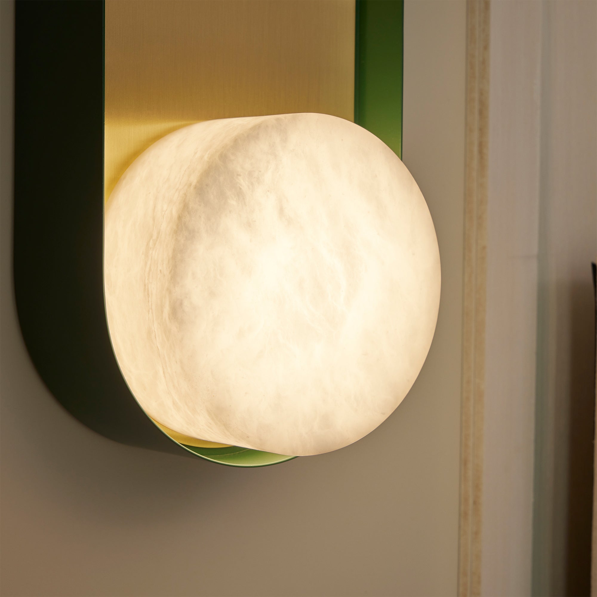 Windermere Alabaster Wall Light Signage