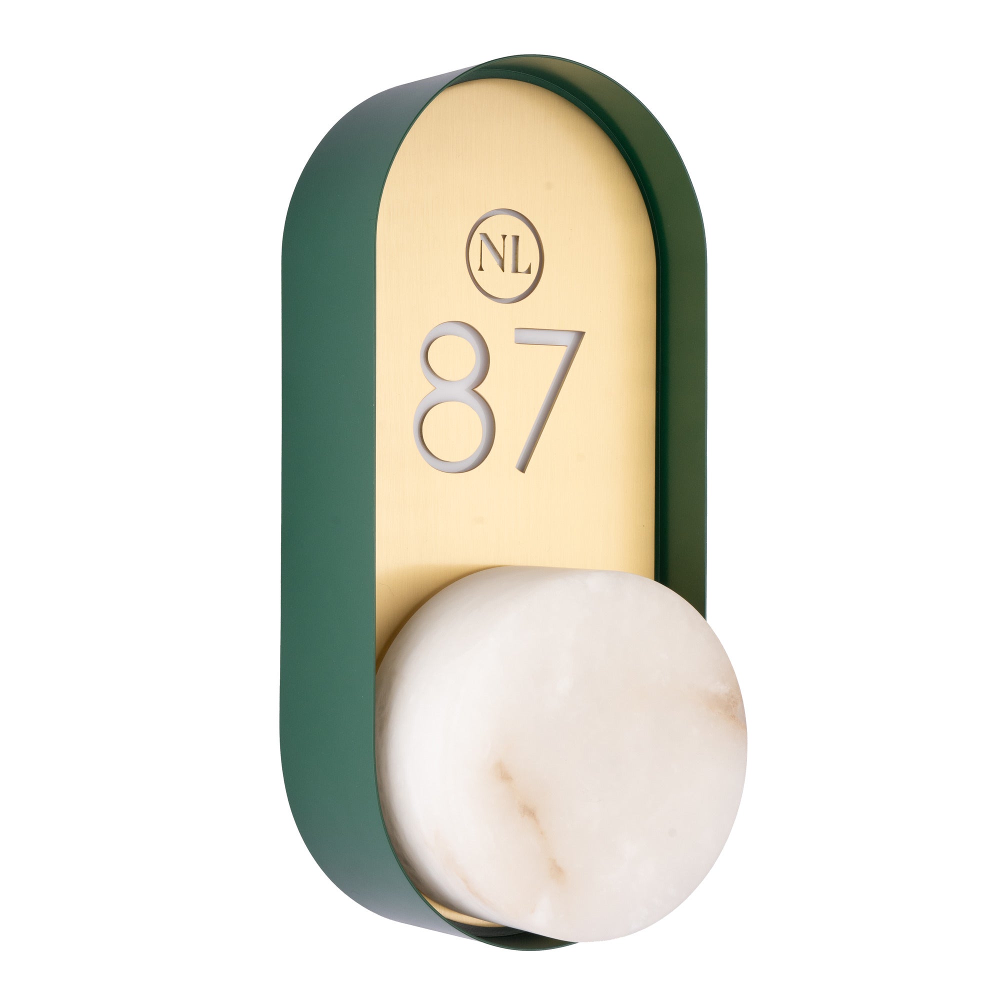 Windermere Alabaster Wall Light Signage