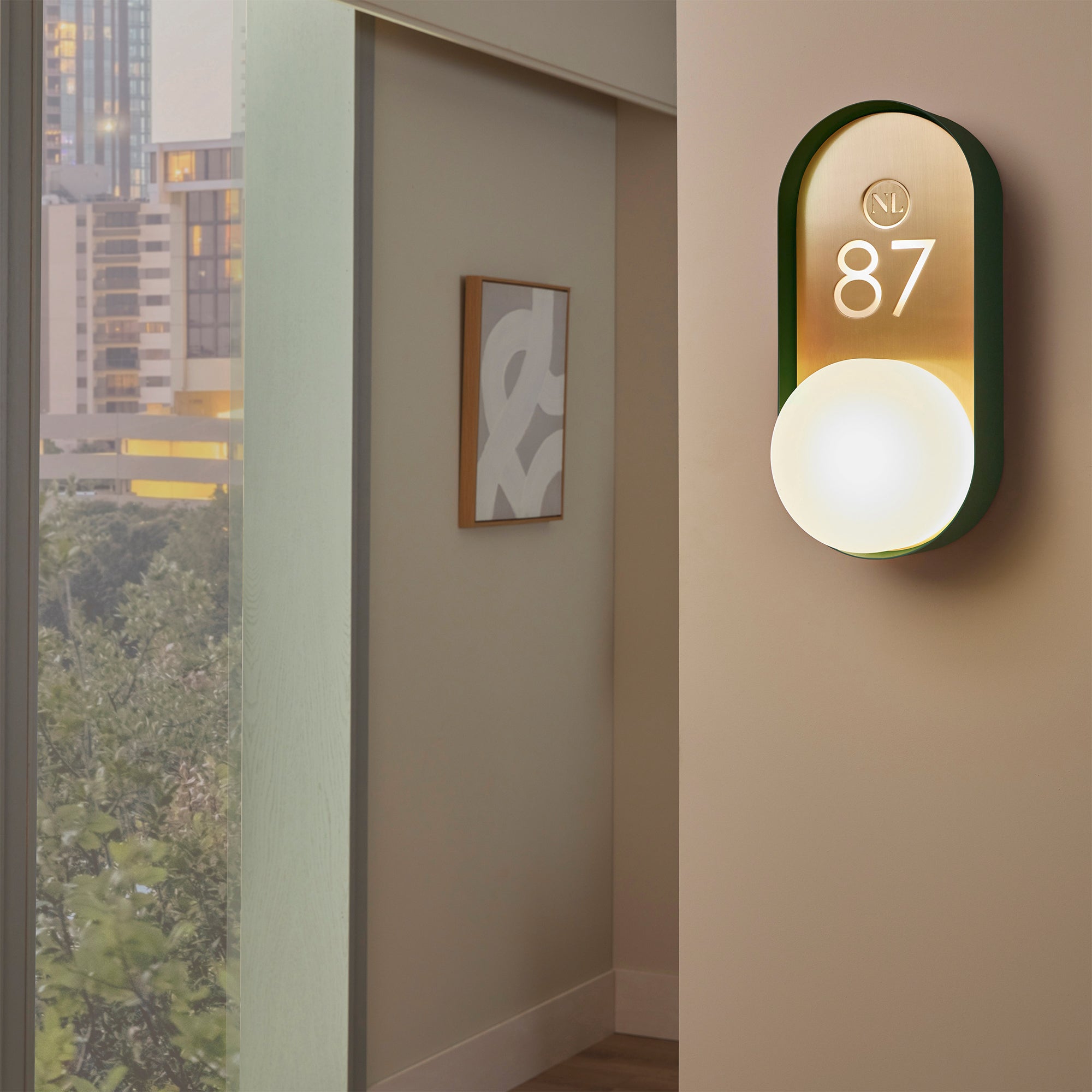 Windermere Opal Wall Light Signage