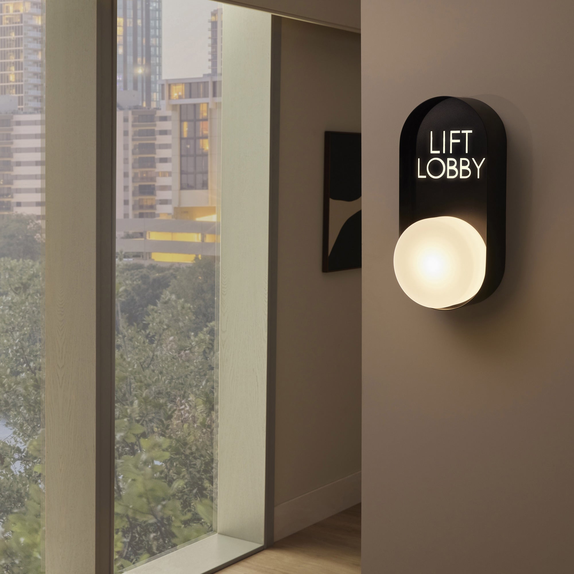 Windermere Opal Wall Light Signage