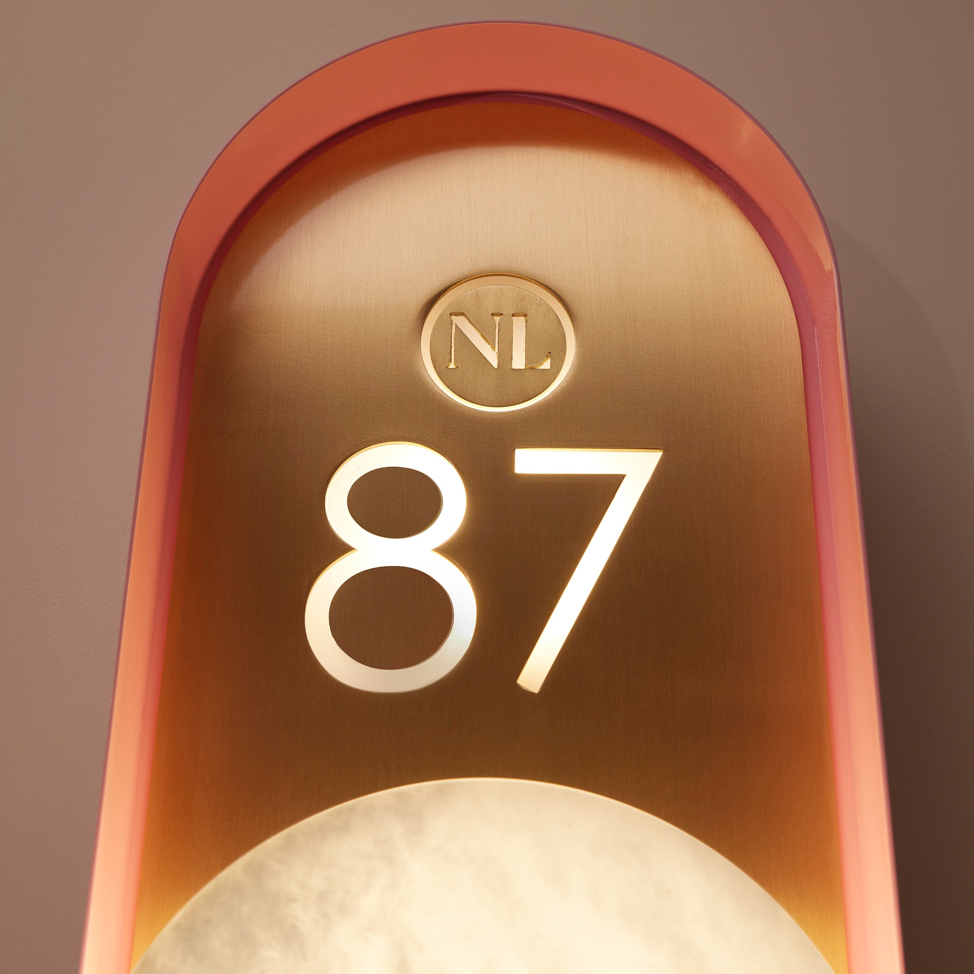 Windermere Alabaster Wall Light Signage
