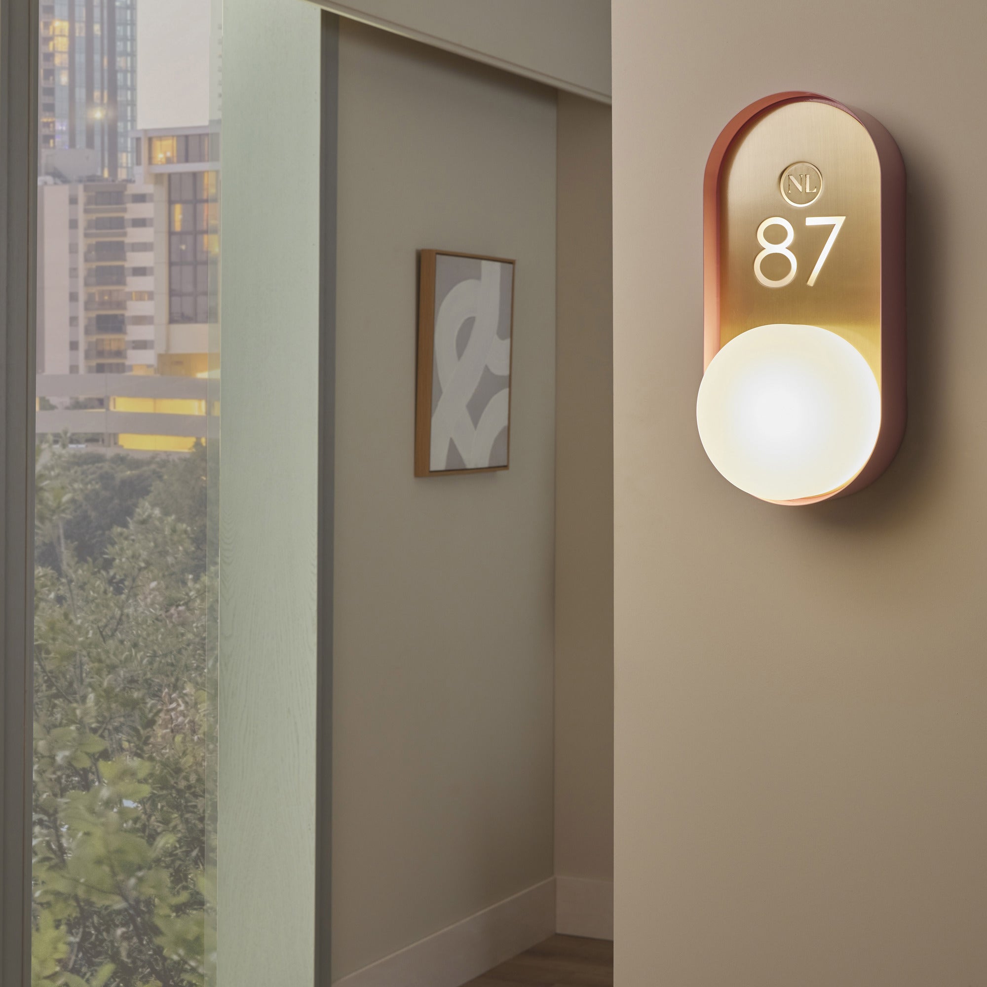 Windermere Opal Wall Light Signage